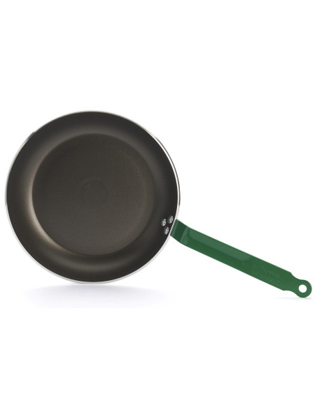 Sartén antiadherente de aluminio verde De Buyer Choc Resto Inducción