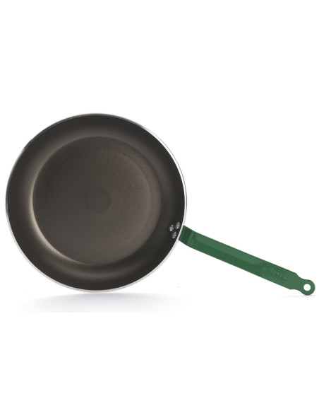 De Buyer Choc Resto Induktionsgrön non-stick stekpanna i aluminium