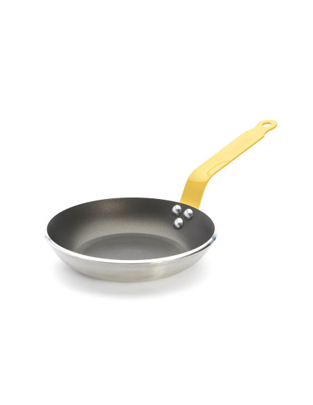 Padella antiaderente in alluminio giallo De Buyer Choc Resto Induction