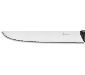 Dumas Thermo Black Faca para peixe com lâmina serrilhada de 32 cm de largura e cabo moldado 2