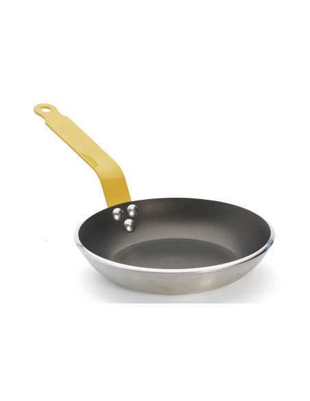 Padella antiaderente in alluminio giallo De Buyer Choc Resto Induction