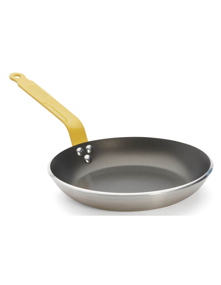 Sartén antiadherente de aluminio amarillo De Buyer Choc Resto Inducción