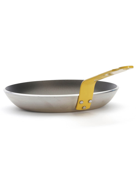 Sartén antiadherente de aluminio amarillo De Buyer Choc Resto Inducción
