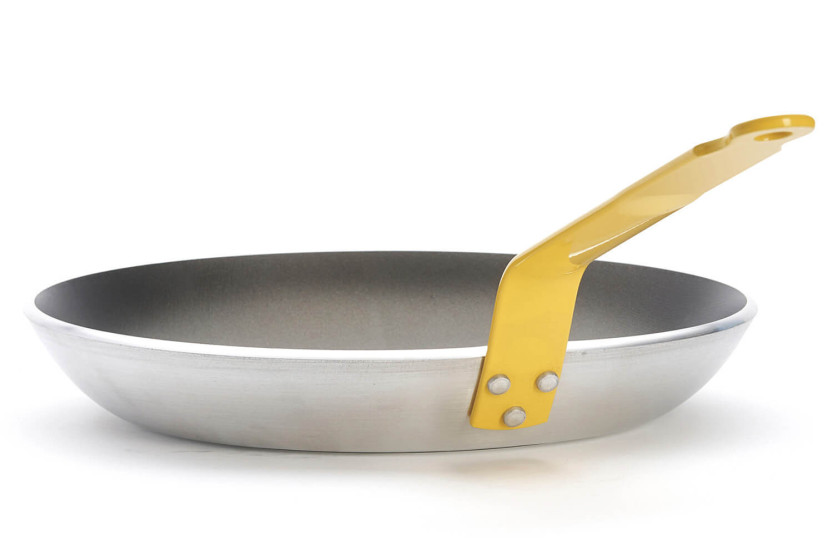 Sartén antiadherente de aluminio amarillo De Buyer Choc Resto Inducción
