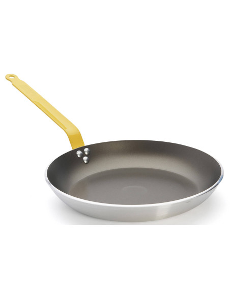 Padella antiaderente in alluminio giallo De Buyer Choc Resto Induction