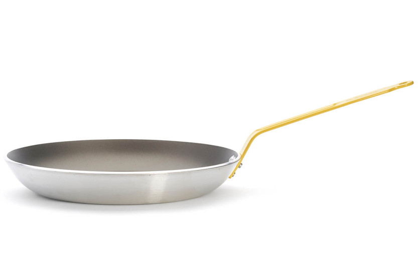 Sartén antiadherente de aluminio amarillo De Buyer Choc Resto Inducción