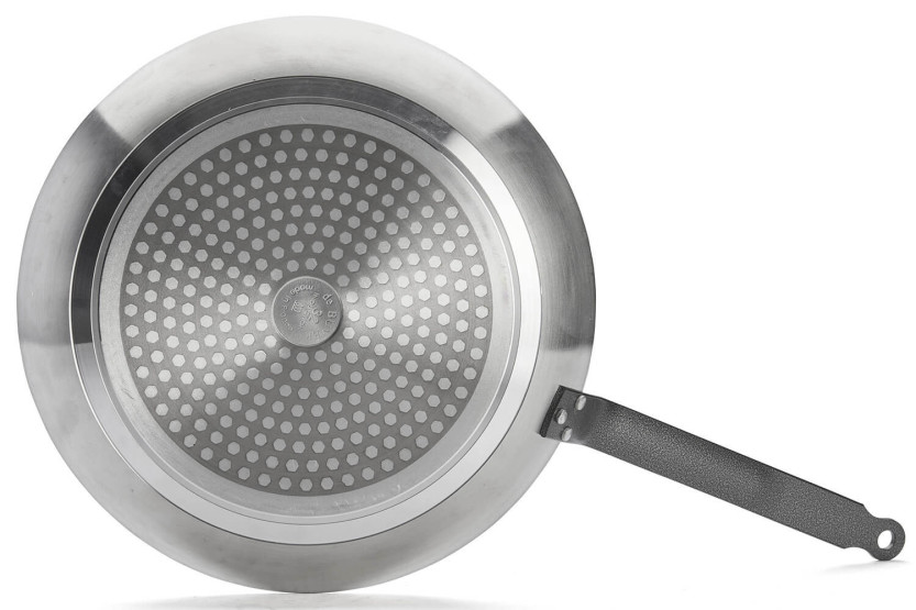 Padella antiaderente in alluminio giallo De Buyer Choc Resto Induction