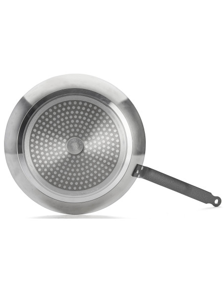 Padella antiaderente in alluminio giallo De Buyer Choc Resto Induction