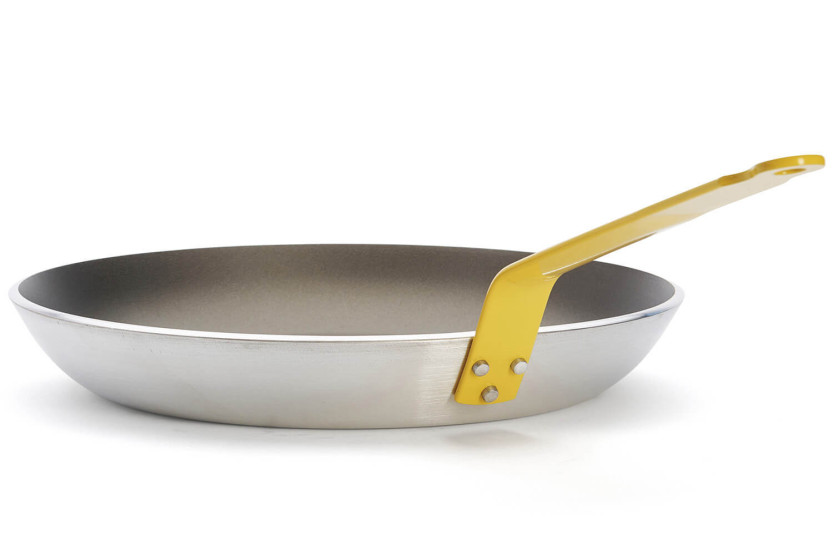 Sartén antiadherente de aluminio amarillo De Buyer Choc Resto Inducción