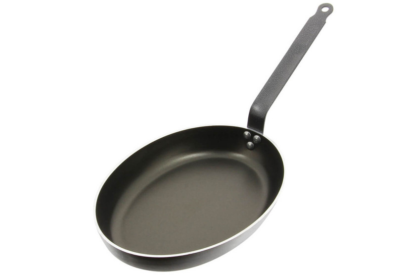 De Buyer Choc Resto Induction Panela de peixe antiaderente em alumínio de 36 cm