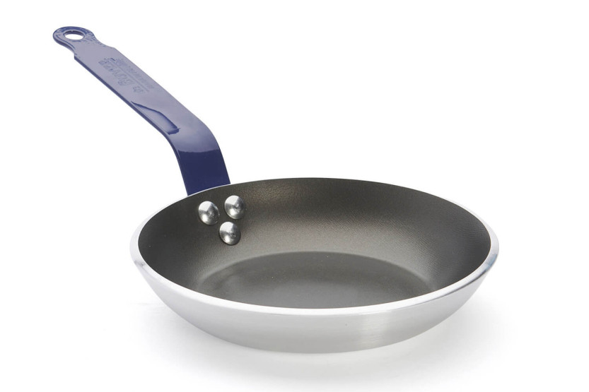 Sartén antiadherente de aluminio azul HACCP De Buyer Choc Classic