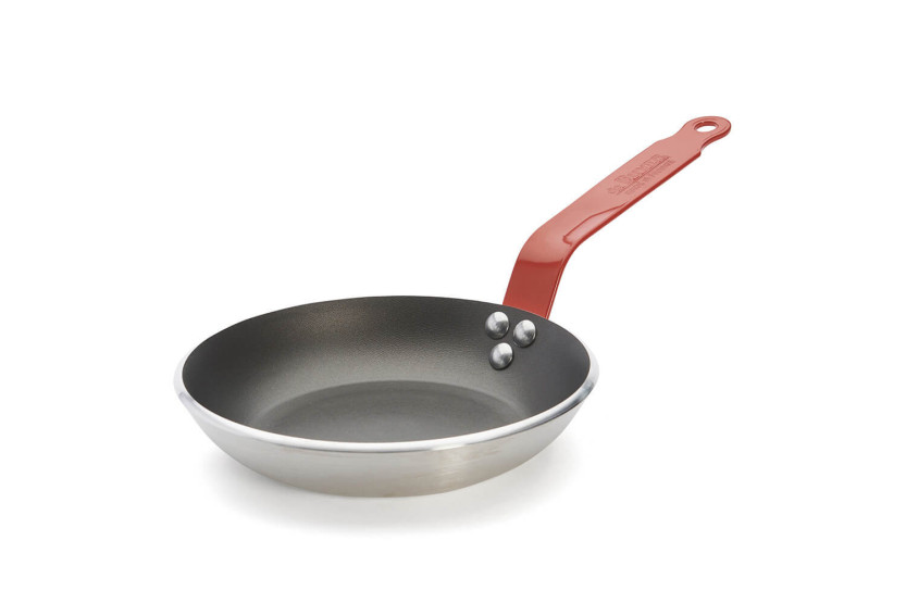 Padella antiaderente in alluminio rosso HACCP De Buyer Choc Classic