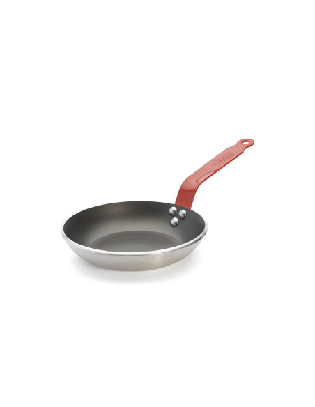 Frigideira antiaderente de alumínio vermelho De Buyer Choc Classic HACCP