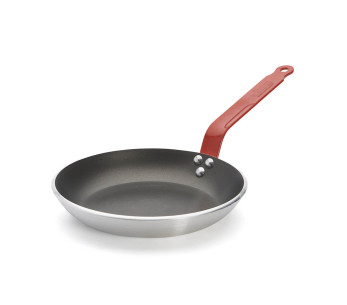 Padella antiaderente in alluminio rosso HACCP De Buyer Choc Classic 2