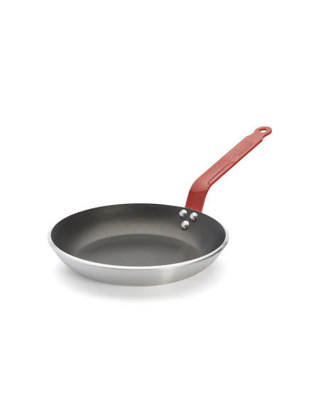 Sartén antiadherente de aluminio roja De Buyer Choc Classic HACCP