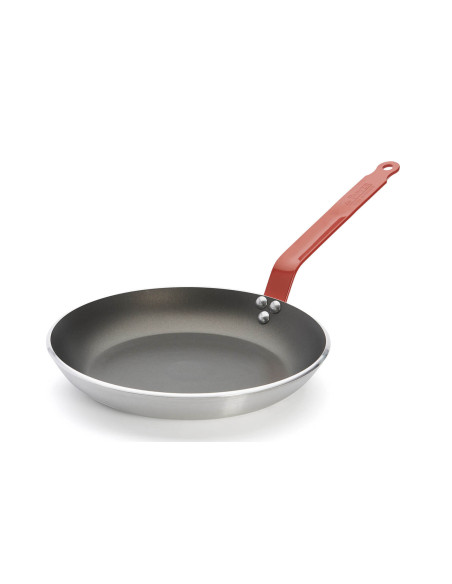 De Buyer Choc Classic HACCP röd non-stick stekpanna i aluminium