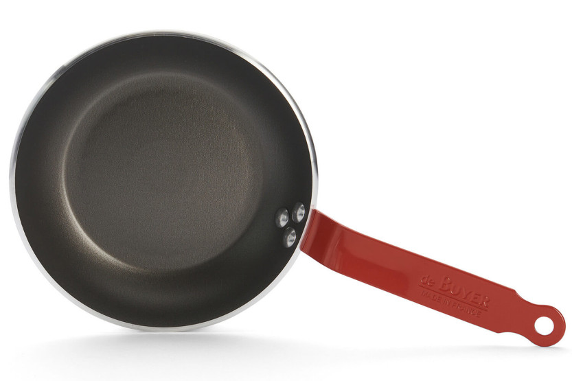 De Buyer Choc Classic HACCP röd non-stick stekpanna i aluminium