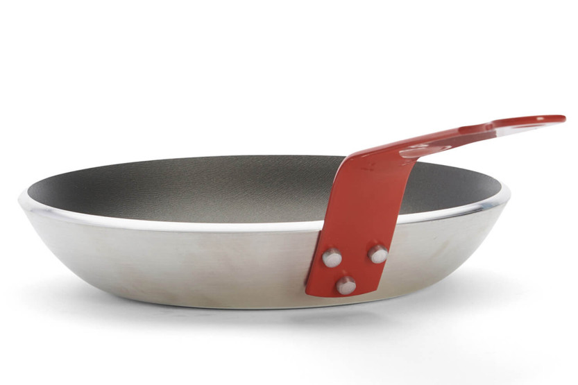 De Buyer Choc Classic HACCP röd non-stick stekpanna i aluminium