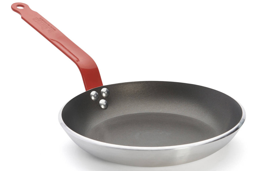 Frigideira antiaderente de alumínio vermelho De Buyer Choc Classic HACCP