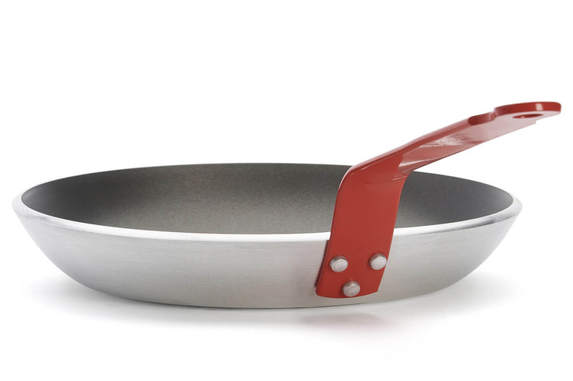 De Buyer Choc Classic HACCP röd non-stick stekpanna i aluminium