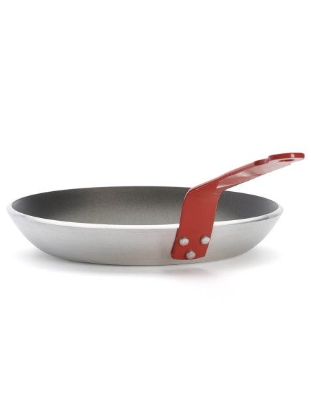 De Buyer Choc Classic HACCP röd non-stick stekpanna i aluminium