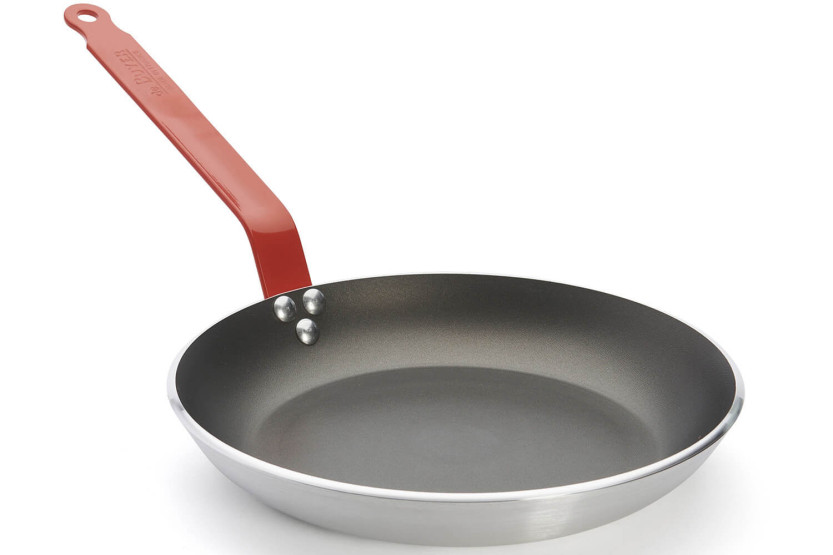 De Buyer Choc Classic HACCP röd non-stick stekpanna i aluminium