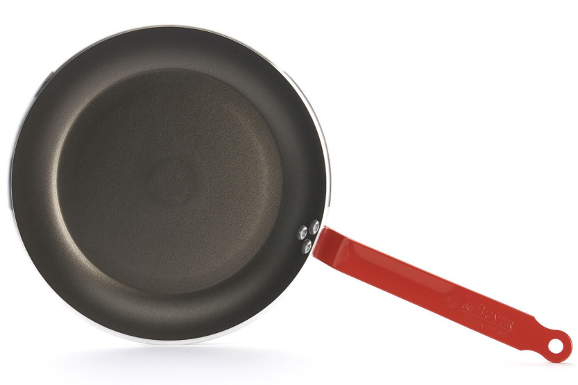 De Buyer Choc Classic HACCP röd non-stick stekpanna i aluminium