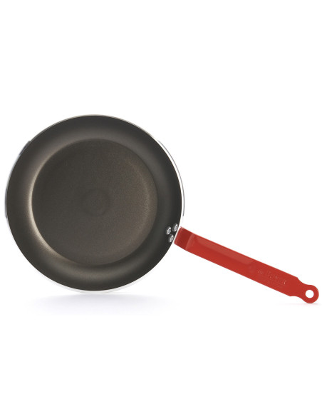 Frigideira antiaderente de alumínio vermelho De Buyer Choc Classic HACCP