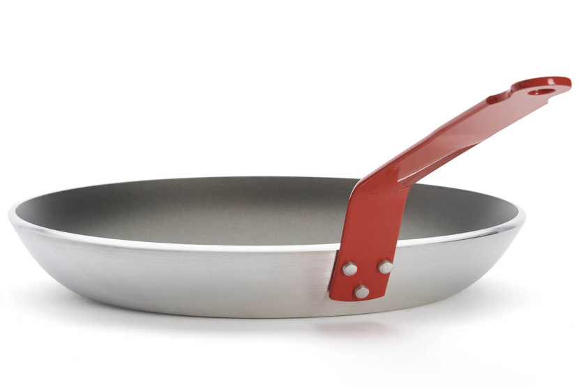De Buyer Choc Classic HACCP röd non-stick stekpanna i aluminium