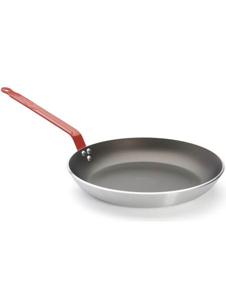 Frigideira antiaderente de alumínio vermelho De Buyer Choc Classic HACCP