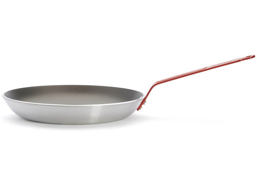 De Buyer Choc Classic HACCP röd non-stick stekpanna i aluminium