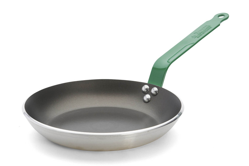 Frigideira antiaderente de alumínio De Buyer Choc Classic HACCP verde