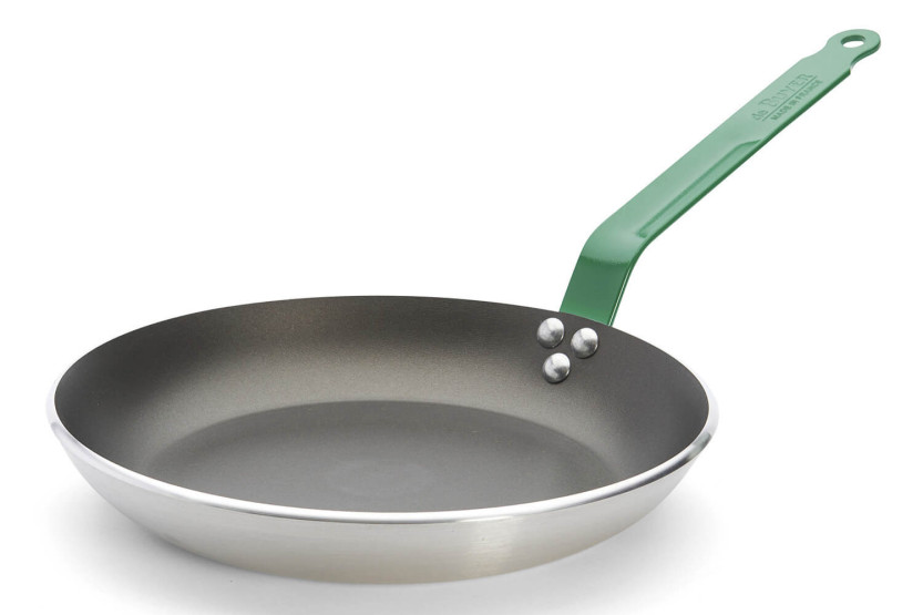 Frigideira antiaderente de alumínio De Buyer Choc Classic HACCP verde