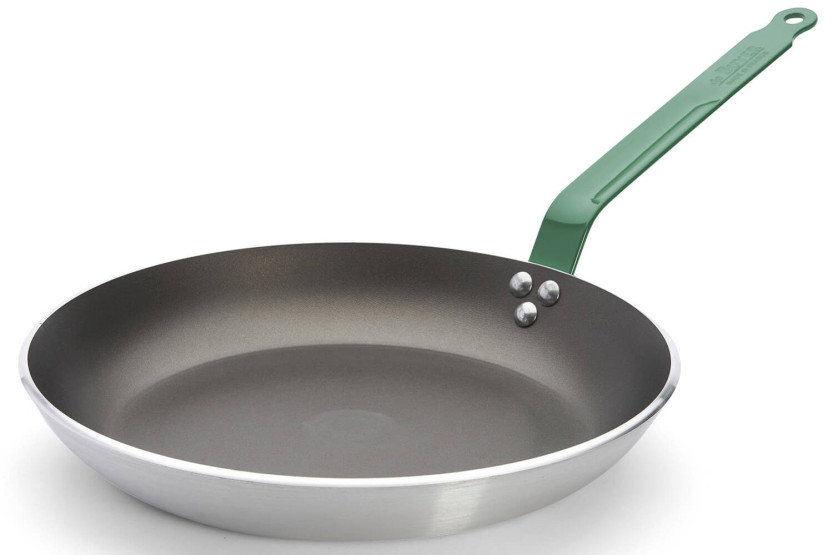 Frigideira antiaderente de alumínio De Buyer Choc Classic HACCP verde