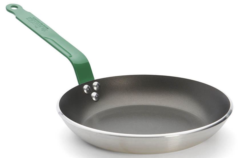 Frigideira antiaderente de alumínio De Buyer Choc Classic HACCP verde