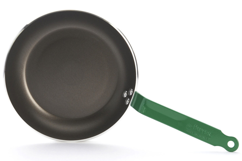 Sartén antiadherente de aluminio De Buyer Choc Classic HACCP verde