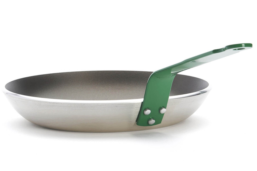 Frigideira antiaderente de alumínio De Buyer Choc Classic HACCP verde