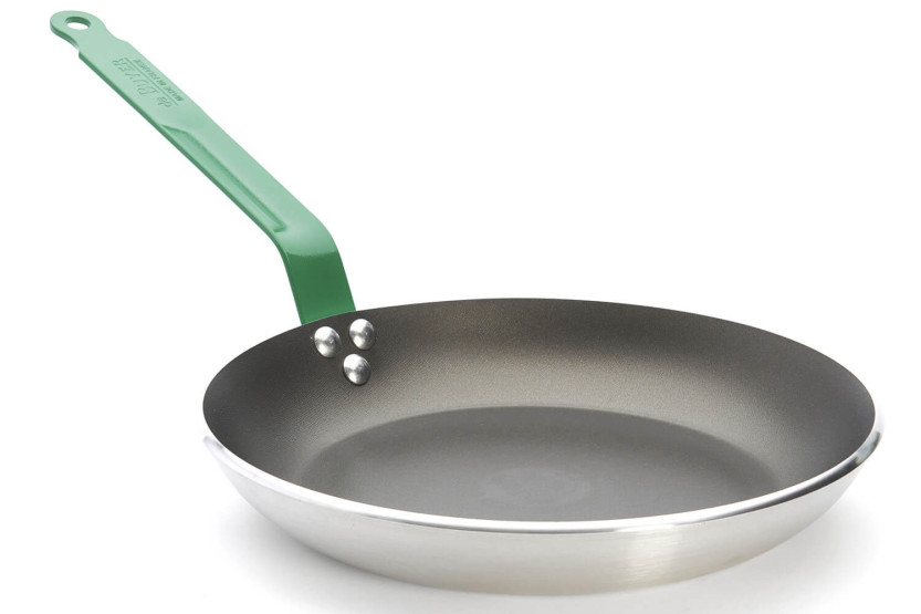 Frigideira antiaderente de alumínio De Buyer Choc Classic HACCP verde