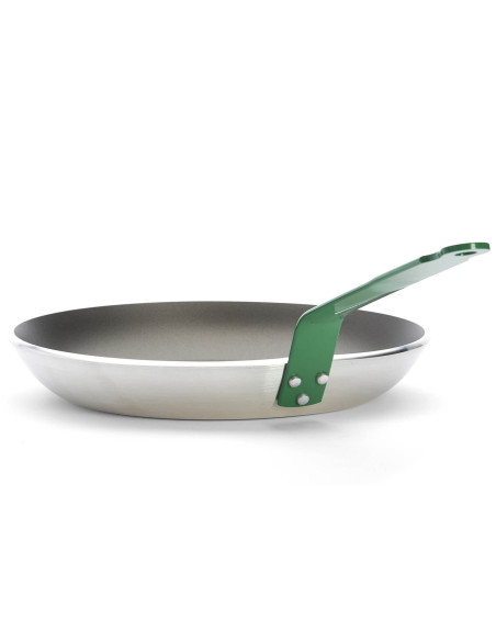 Sartén antiadherente de aluminio De Buyer Choc Classic HACCP verde