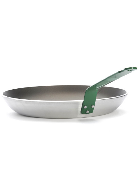 Frigideira antiaderente de alumínio De Buyer Choc Classic HACCP verde