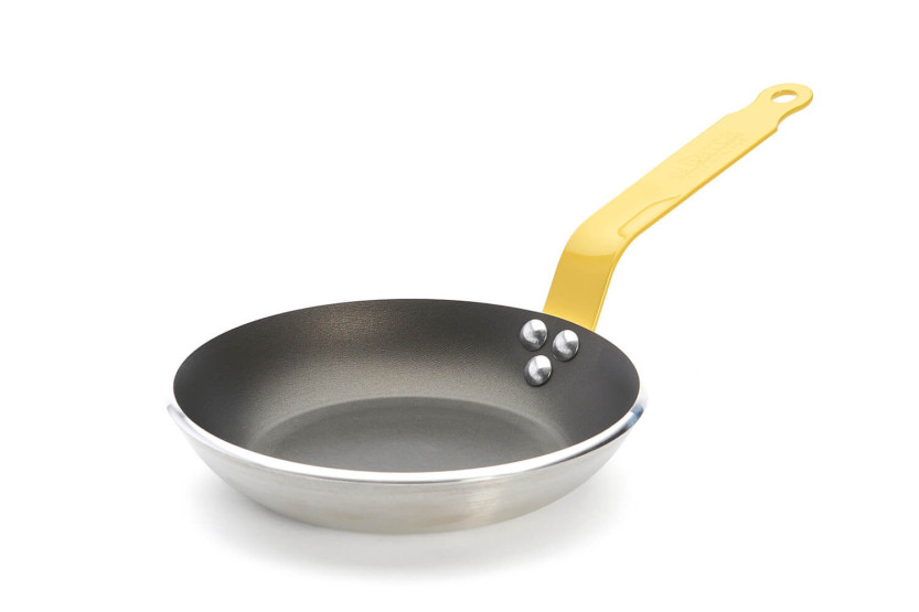 Sartén antiadherente de aluminio amarilla HACCP De Buyer Choc Classic