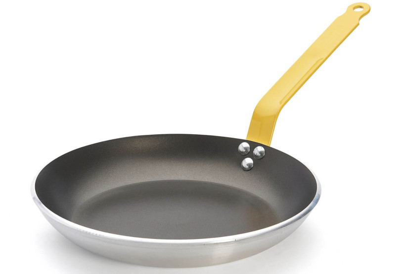 Frigideira antiaderente de alumínio amarelo HACCP De Buyer Choc Classic