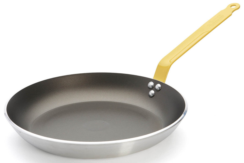 Frigideira antiaderente de alumínio amarelo HACCP De Buyer Choc Classic