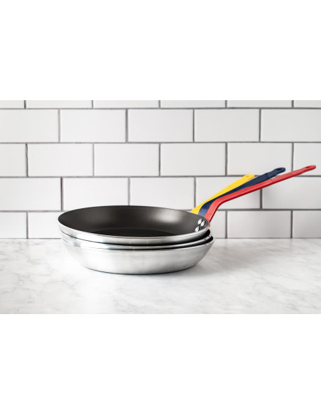 Sartén antiadherente de aluminio amarilla HACCP De Buyer Choc Classic