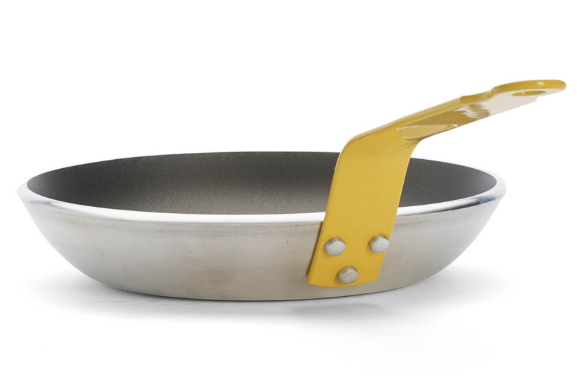 Sartén antiadherente de aluminio amarilla HACCP De Buyer Choc Classic