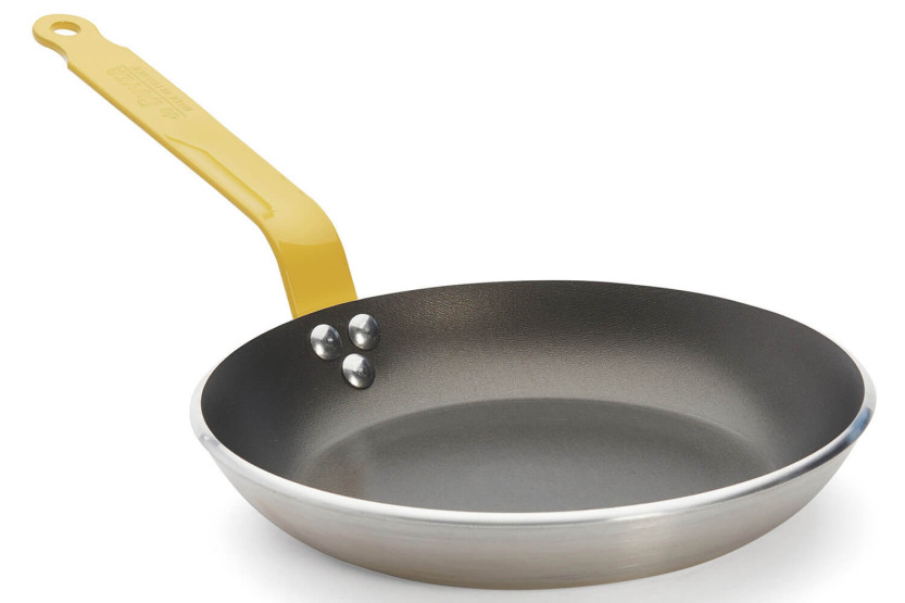 Sartén antiadherente de aluminio amarilla HACCP De Buyer Choc Classic