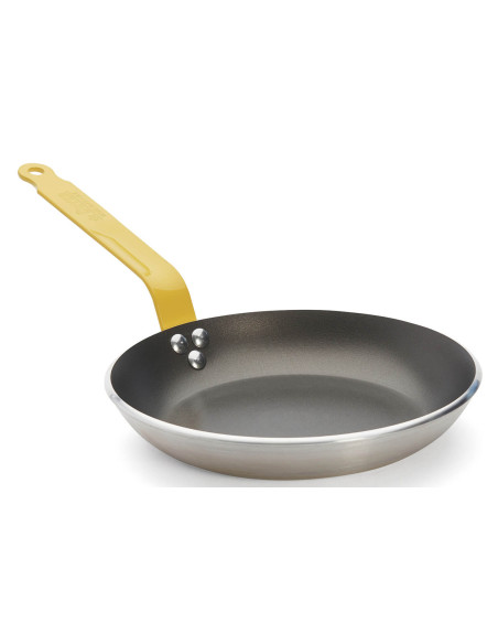 Padella antiaderente in alluminio giallo HACCP De Buyer Choc Classic