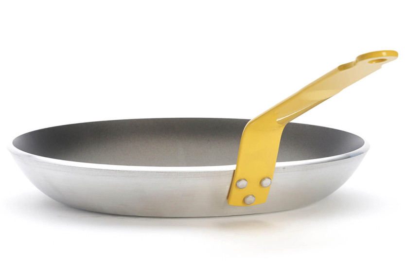 Frigideira antiaderente de alumínio amarelo HACCP De Buyer Choc Classic