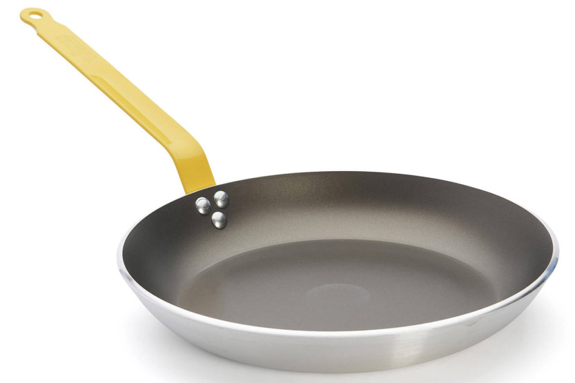 Sartén antiadherente de aluminio amarilla HACCP De Buyer Choc Classic