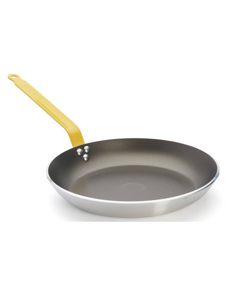 Sartén antiadherente de aluminio amarilla HACCP De Buyer Choc Classic